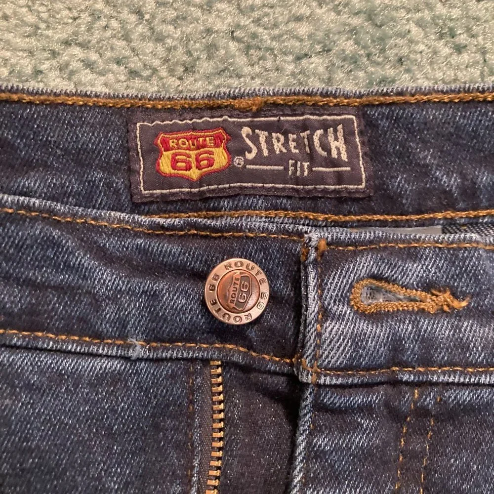 NWOT Vintage Route 66 Stretch Fit High Rise Denim Jeans Size 13/14 (#1)